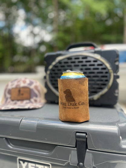 Leather Can Cooler