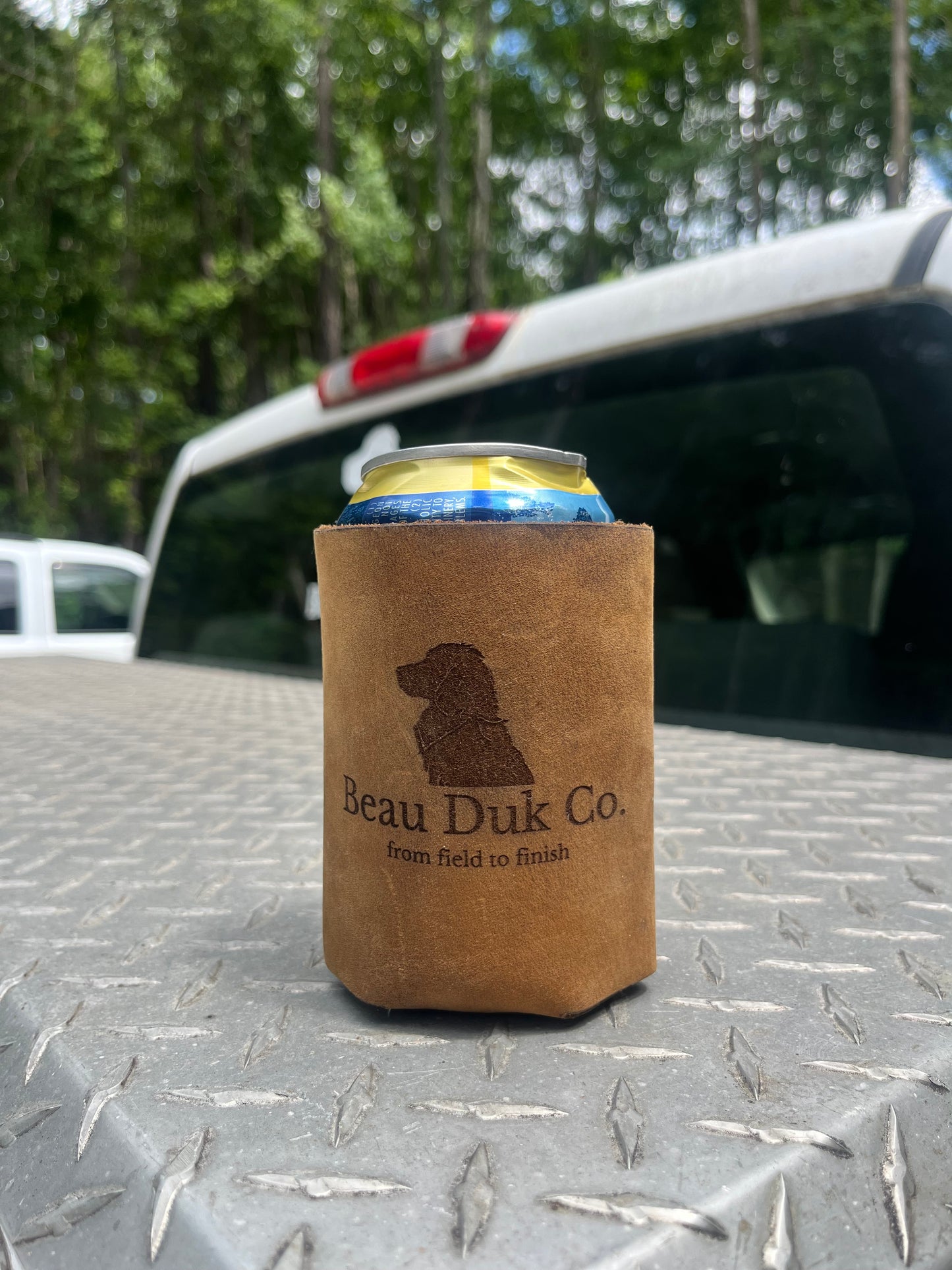 Leather Can Cooler