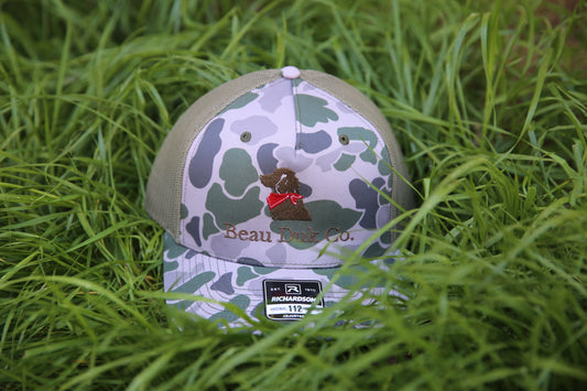 Embroidered Beau Duk Camo Hat