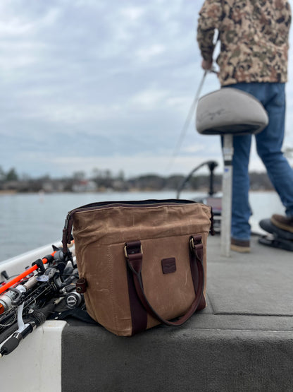 White Wing Waxed Canvas Cooler