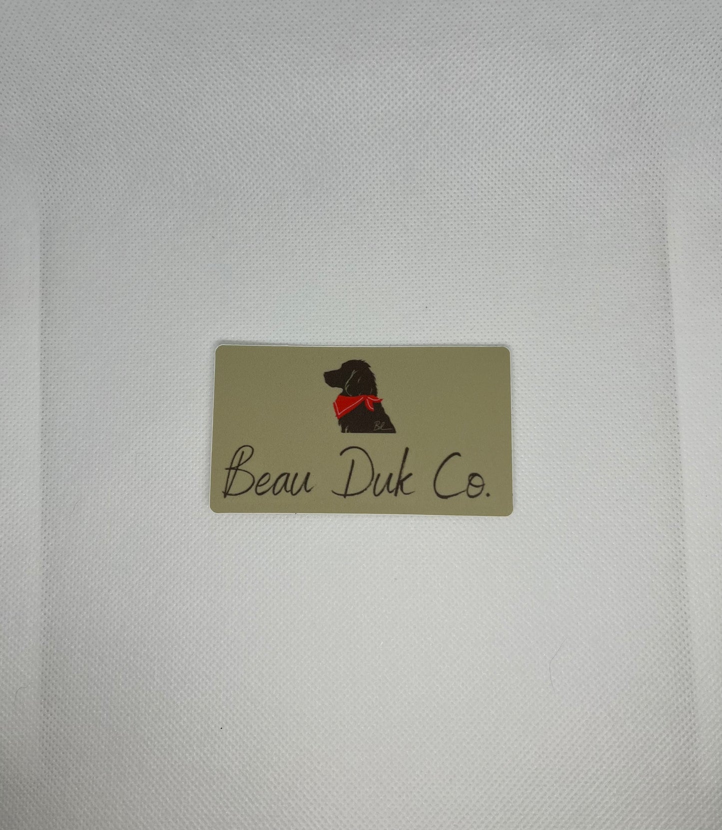 Square Beau Duk Co Logo Sticker