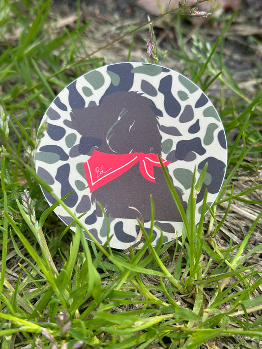 Round Beau OG Camo Sticker