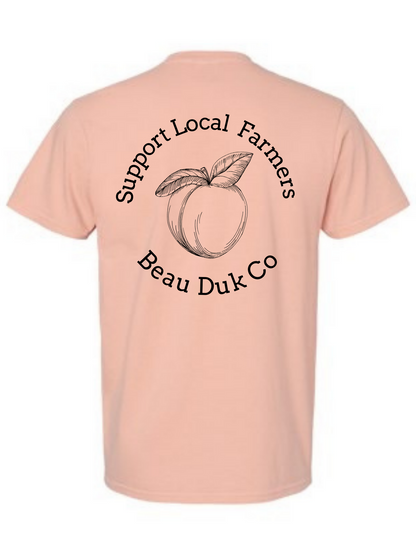 Support Local Farmers Peach