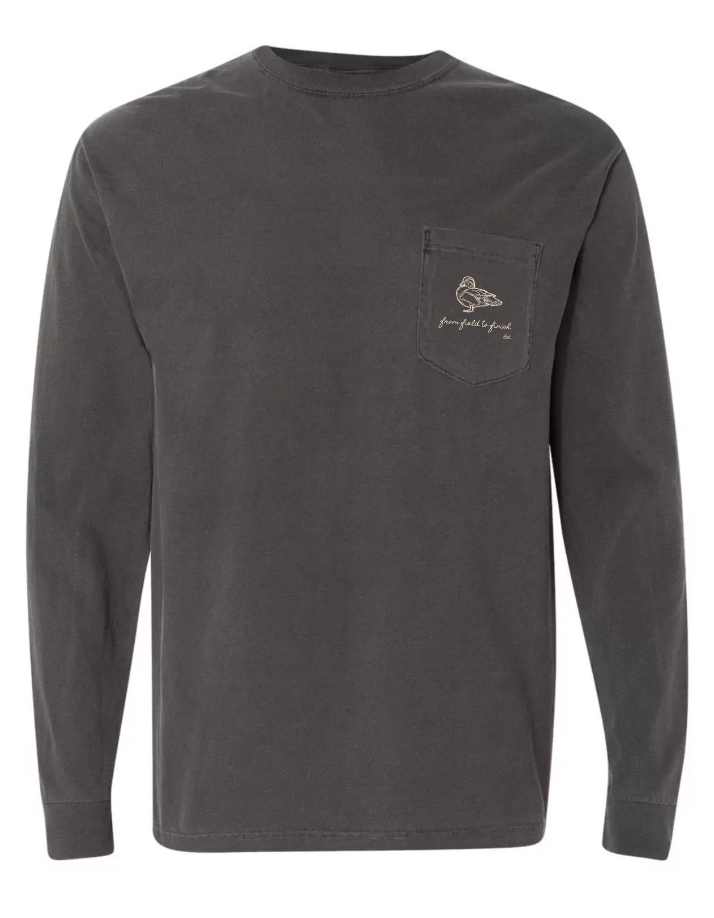 Wood duk stamp long sleeve T